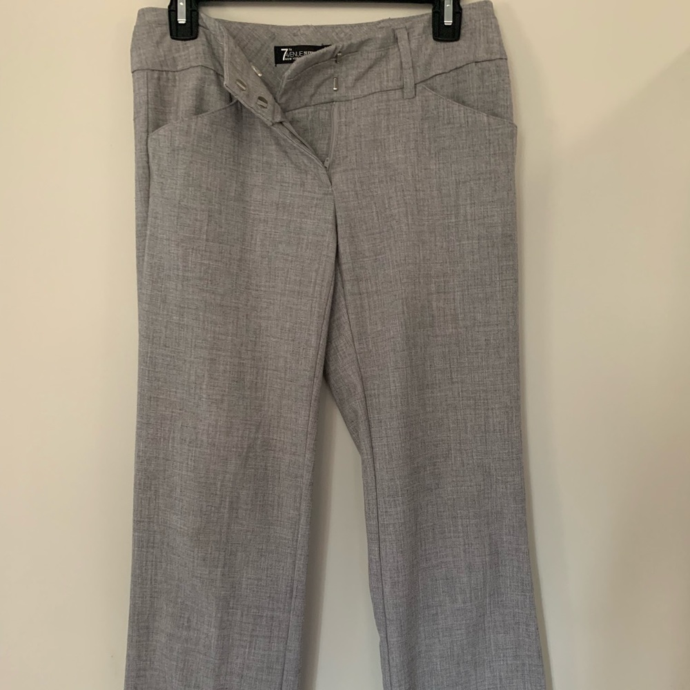 Gray dress pants